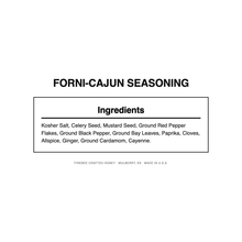Load image into Gallery viewer, Forni-Cajun Seasoning — Nutrition Facts and Ingredients