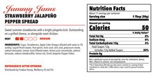Load image into Gallery viewer, Jammy Jams Strawberry Jalapeno Pepper Spread — Ingredients &amp; Nutrition