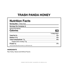 Load image into Gallery viewer, TRASH PANDA HONEY — Nutrition Facts (in The Seasonal Sweet Set 5oz Flight)