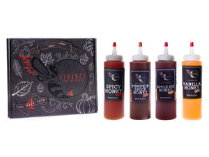 Fall Flavor Four Pack Firebee Crafted Honey - Firebee Honey